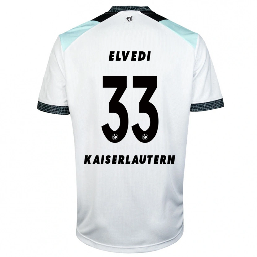 Danxen Herren Jan Elvedi #33 Weiß Schwarz Auswärtstrikot Trikot 2025/26 T-Shirt Österreich