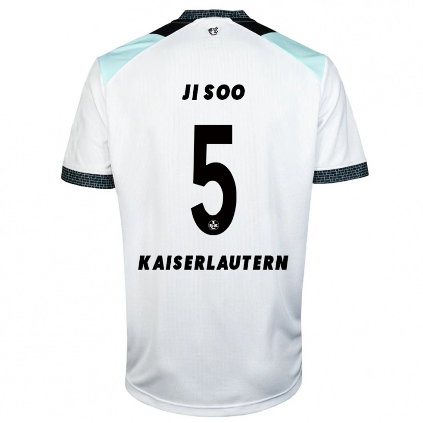 Danxen Herren Ji-Soo Kim #5 Weiß Schwarz Auswärtstrikot Trikot 2025/26 T-Shirt Österreich