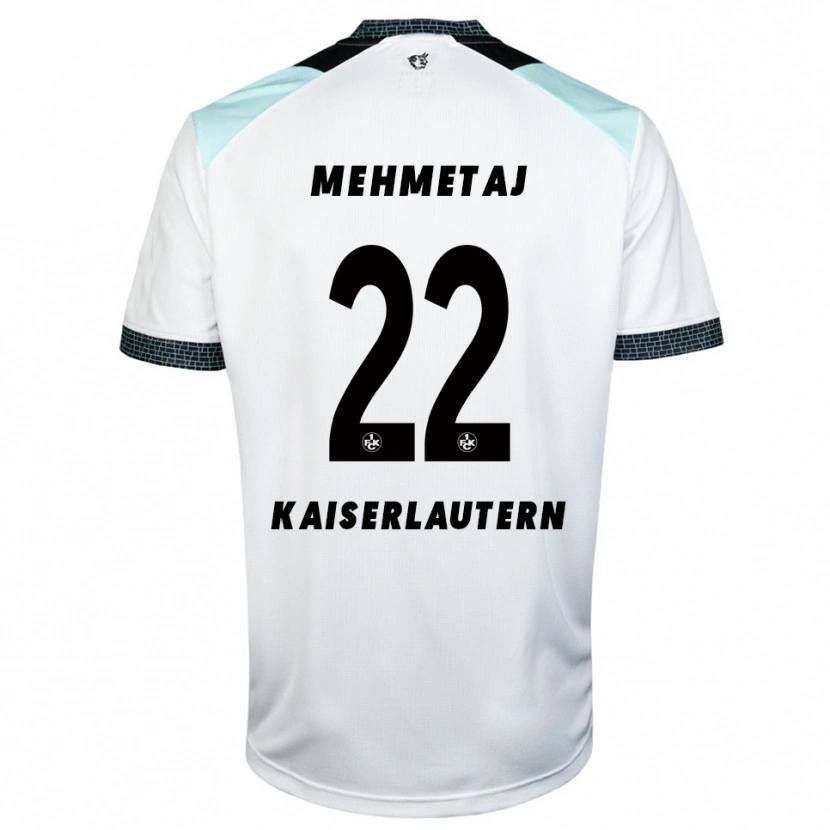Danxen Herren Alban Mehmetaj #22 Weiß Schwarz Auswärtstrikot Trikot 2025/26 T-Shirt Österreich