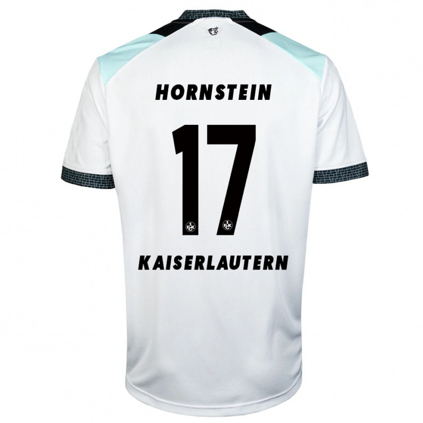 Danxen Herren Joel Hornstein #17 Weiß Schwarz Auswärtstrikot Trikot 2025/26 T-Shirt Österreich