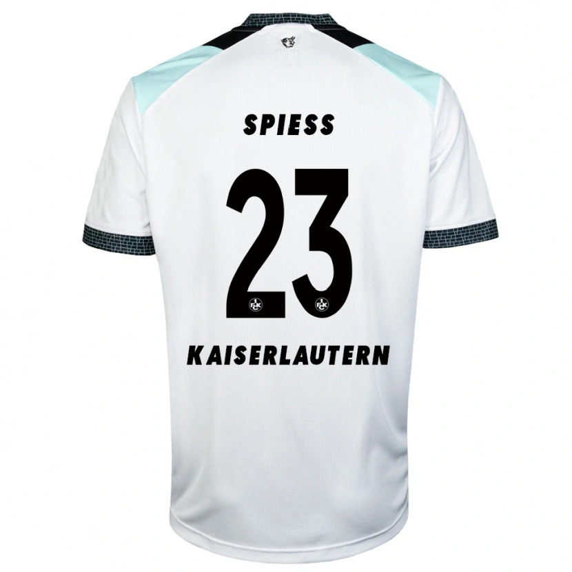 Danxen Herren Louis Spieß #23 Weiß Schwarz Auswärtstrikot Trikot 2025/26 T-Shirt Österreich