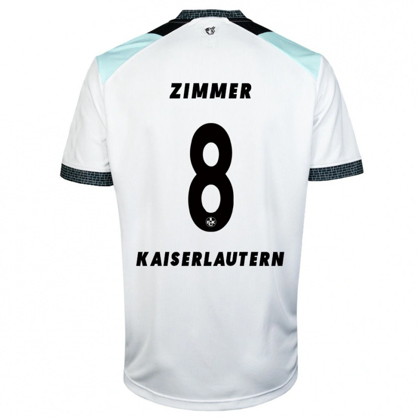Danxen Herren Jean Zimmer #8 Weiß Schwarz Auswärtstrikot Trikot 2025/26 T-Shirt Österreich