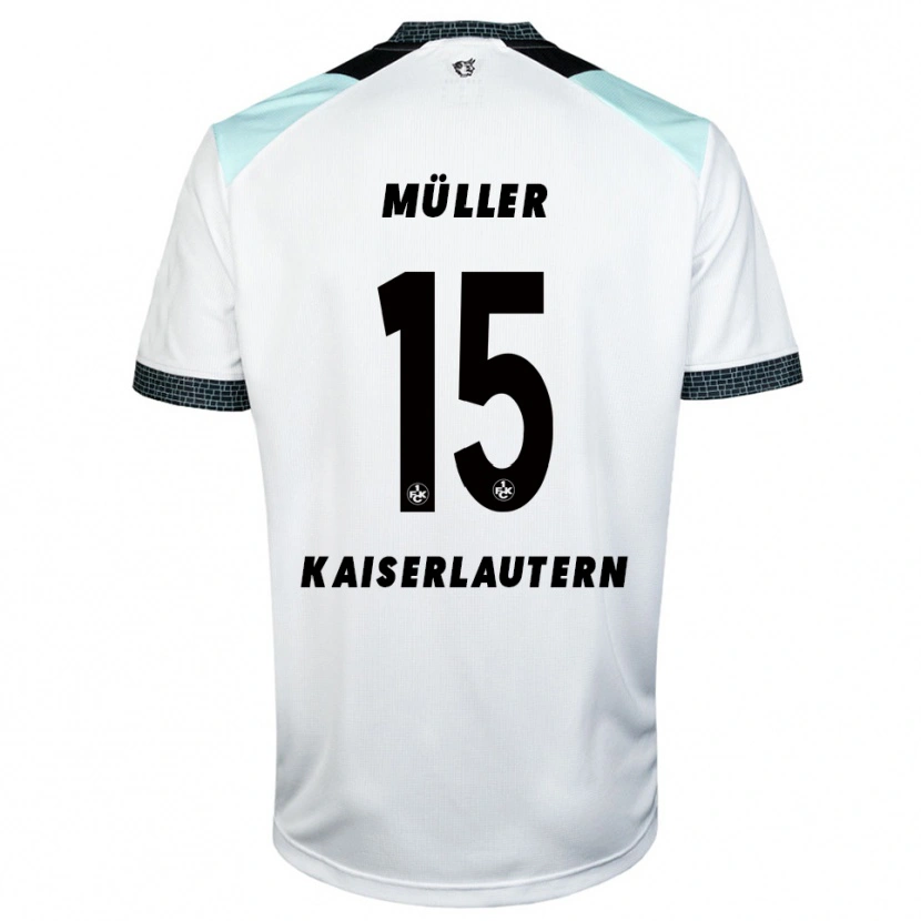 Danxen Herren Erik Müller #15 Weiß Schwarz Auswärtstrikot Trikot 2025/26 T-Shirt Österreich