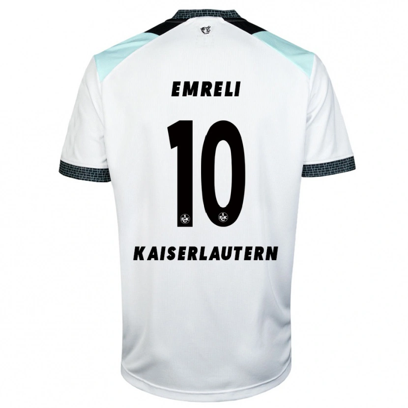 Danxen Herren Mahir Emreli #10 Weiß Schwarz Auswärtstrikot Trikot 2025/26 T-Shirt Österreich
