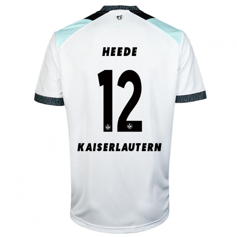 Danxen Herren Jannis Heede #12 Weiß Schwarz Auswärtstrikot Trikot 2025/26 T-Shirt Österreich