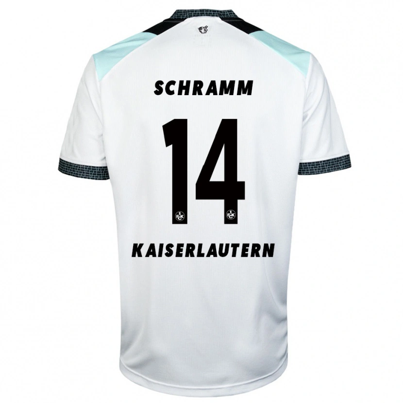 Danxen Herren David Schramm #14 Weiß Schwarz Auswärtstrikot Trikot 2025/26 T-Shirt Österreich