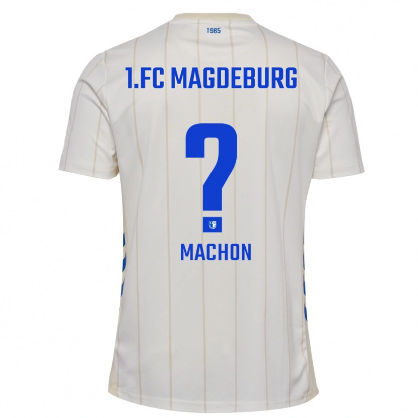Danxen Herren Max Machon #0 Weiß Blau Auswärtstrikot Trikot 2025/26 T-Shirt Österreich