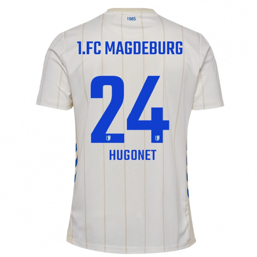 Danxen Herren Jean Hugonet #24 Weiß Blau Auswärtstrikot Trikot 2025/26 T-Shirt Österreich