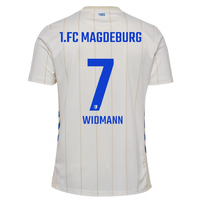 Danxen Herren Elisio Widmann #7 Weiß Blau Auswärtstrikot Trikot 2025/26 T-Shirt Österreich