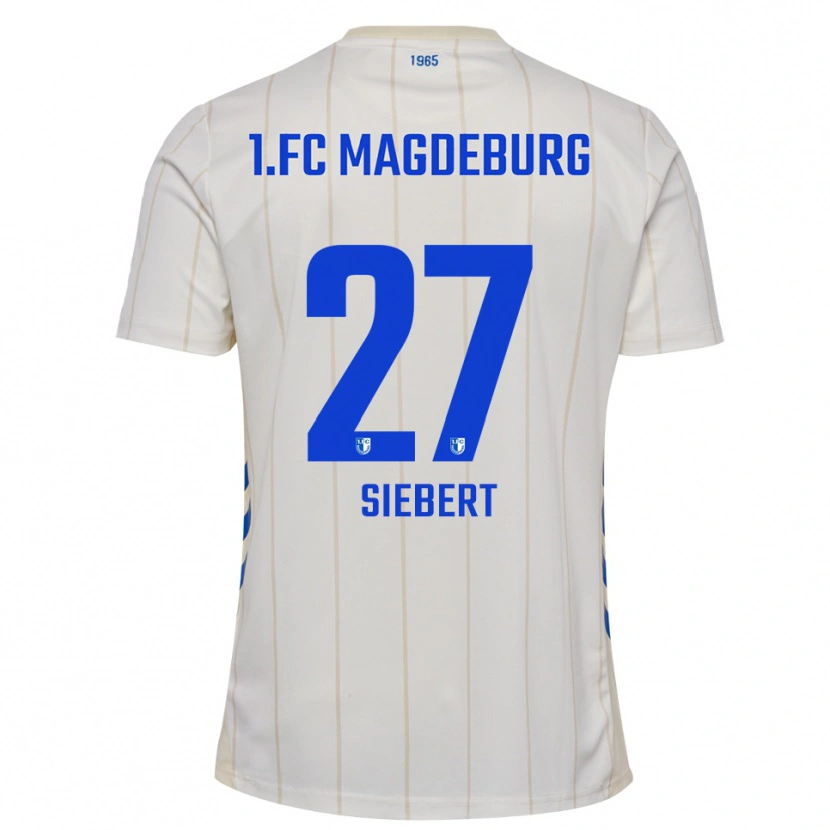 Danxen Herren Marlon Siebert #27 Weiß Blau Auswärtstrikot Trikot 2025/26 T-Shirt Österreich