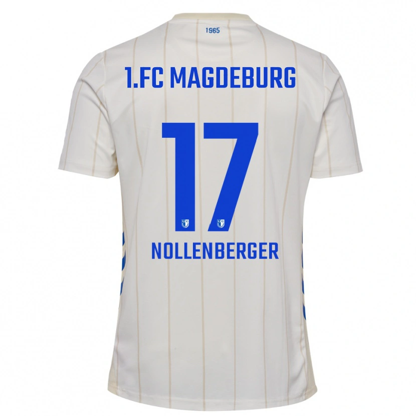 Danxen Herren Alexander Nollenberger #17 Weiß Blau Auswärtstrikot Trikot 2025/26 T-Shirt Österreich