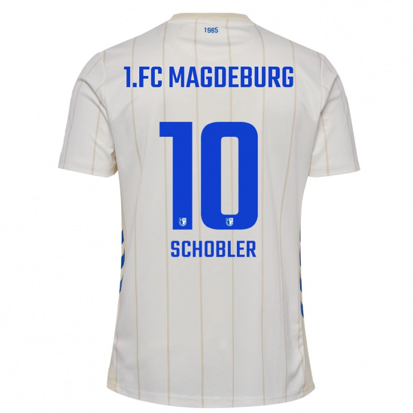 Danxen Herren Laurin Schößler #10 Weiß Blau Auswärtstrikot Trikot 2025/26 T-Shirt Österreich