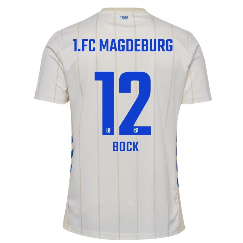 Danxen Herren Armin Bock #12 Weiß Blau Auswärtstrikot Trikot 2025/26 T-Shirt Österreich