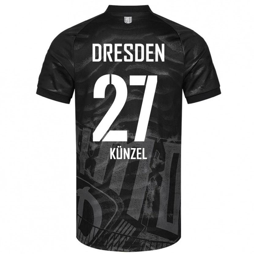 Danxen Herren Nico Künzel #27 Schwarz Grau Auswärtstrikot Trikot 2025/26 T-Shirt Österreich