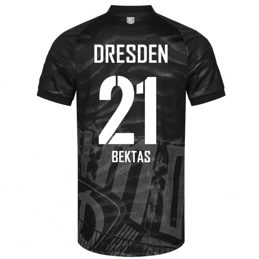 Danxen Herren Tünay Bektas #21 Schwarz Grau Auswärtstrikot Trikot 2025/26 T-Shirt Österreich