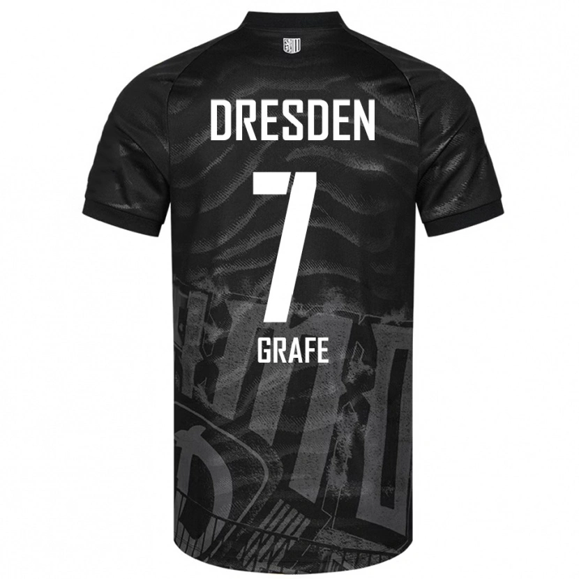 Danxen Herren Quentin Grafe #7 Schwarz Grau Auswärtstrikot Trikot 2025/26 T-Shirt Österreich