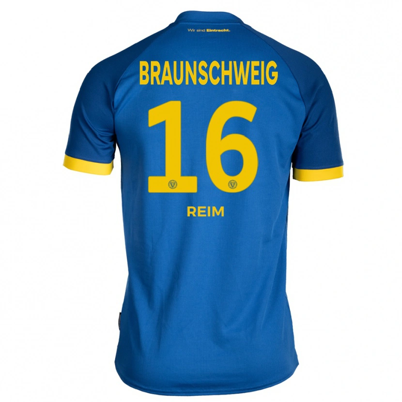 Danxen Herren Marcel Reim #16 Königsblau Gelb Auswärtstrikot Trikot 2025/26 T-Shirt Österreich