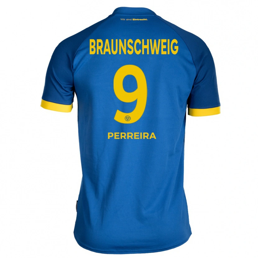 Danxen Herren Ruben Da Silva Perreira #9 Königsblau Gelb Auswärtstrikot Trikot 2025/26 T-Shirt Österreich