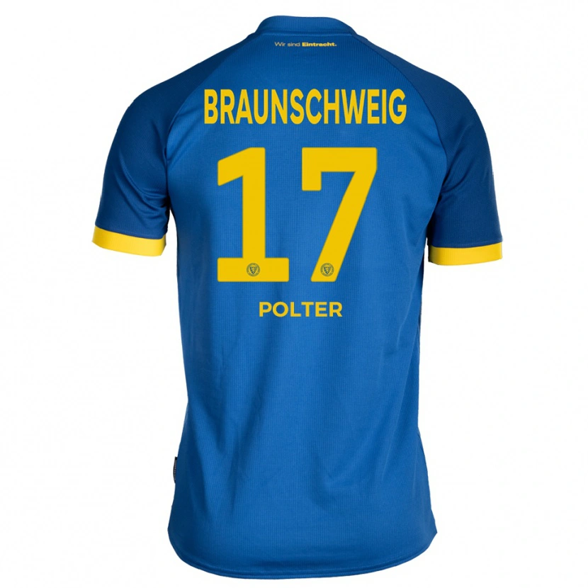 Danxen Herren Sebastian Polter #17 Königsblau Gelb Auswärtstrikot Trikot 2025/26 T-Shirt Österreich