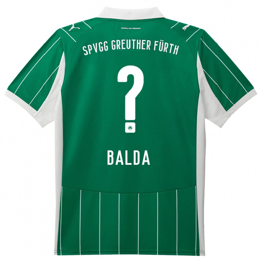 Danxen Herren Daniela Balda #0 Grün Weiß Auswärtstrikot Trikot 2025/26 T-Shirt Österreich