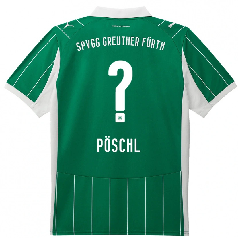 Danxen Herren Katja Pöschl #0 Grün Weiß Auswärtstrikot Trikot 2025/26 T-Shirt Österreich