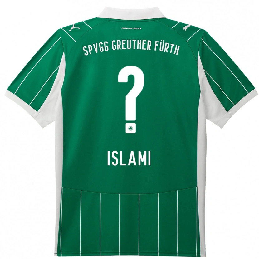 Danxen Herren Lorita Islami #0 Grün Weiß Auswärtstrikot Trikot 2025/26 T-Shirt Österreich