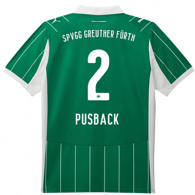 Danxen Herren Tim Pusback #2 Grün Weiß Auswärtstrikot Trikot 2025/26 T-Shirt Österreich