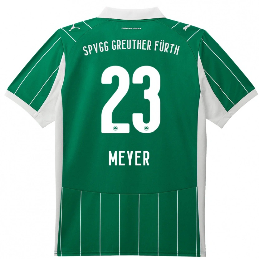 Danxen Herren Max Meyer #23 Grün Weiß Auswärtstrikot Trikot 2025/26 T-Shirt Österreich