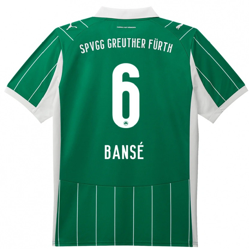 Danxen Herren Sacha Bansé #6 Grün Weiß Auswärtstrikot Trikot 2025/26 T-Shirt Österreich