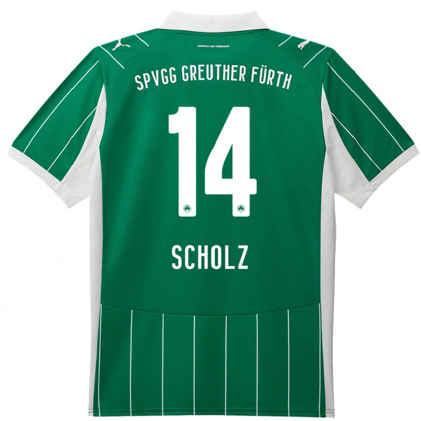 Danxen Herren Yannick Scholz #14 Grün Weiß Auswärtstrikot Trikot 2025/26 T-Shirt Österreich