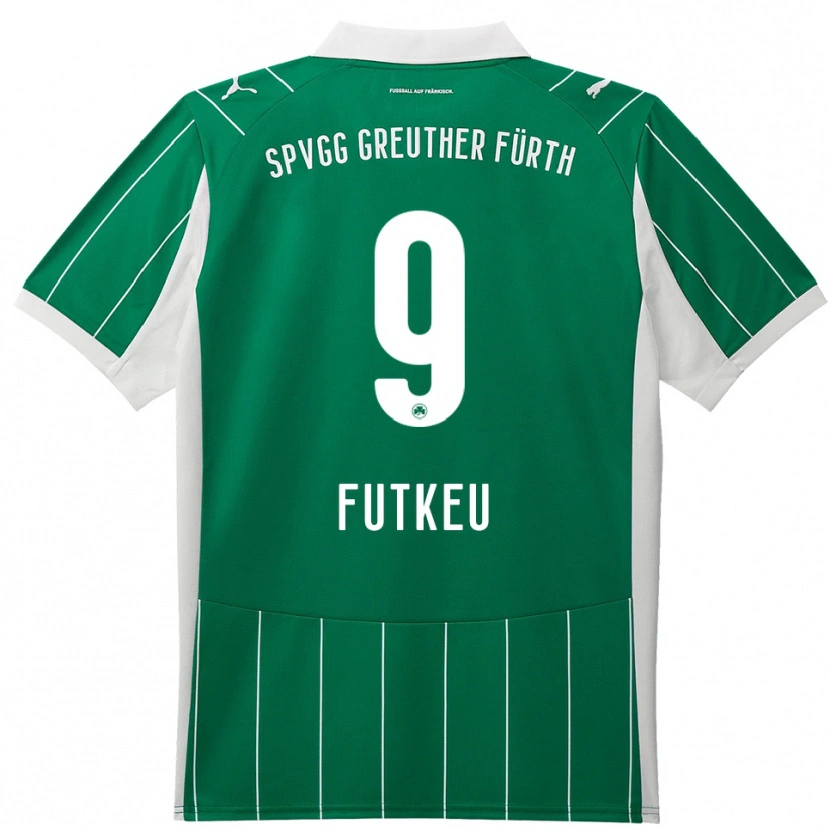 Danxen Herren Noel Futkeu #9 Grün Weiß Auswärtstrikot Trikot 2025/26 T-Shirt Österreich