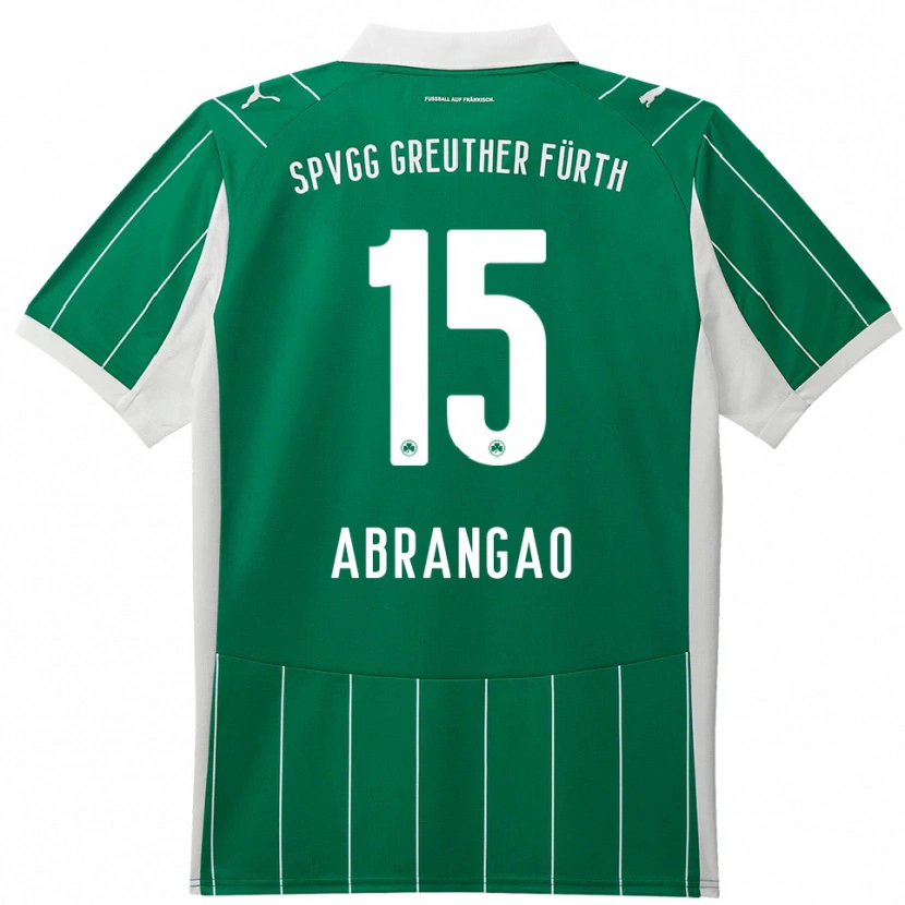 Danxen Herren David Abrangao #15 Grün Weiß Auswärtstrikot Trikot 2025/26 T-Shirt Österreich
