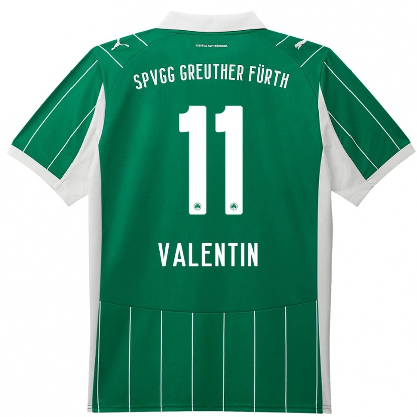 Danxen Herren Jonas Valentin #11 Grün Weiß Auswärtstrikot Trikot 2025/26 T-Shirt Österreich
