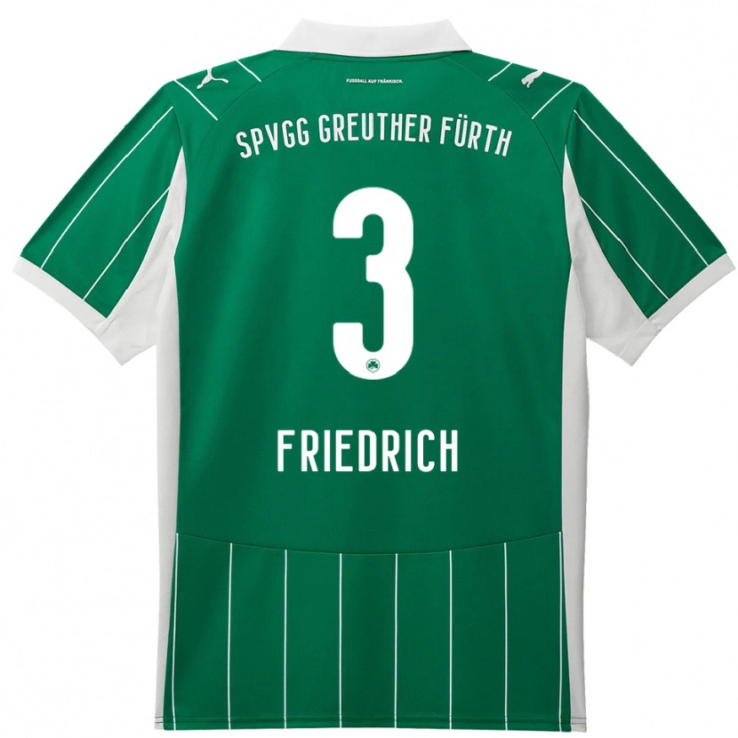 Danxen Herren Niklas Friedrich #3 Grün Weiß Auswärtstrikot Trikot 2025/26 T-Shirt Österreich