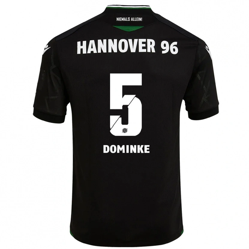 Danxen Herren Lukas Dominke #5 Schwarz Grün Auswärtstrikot Trikot 2025/26 T-Shirt Österreich