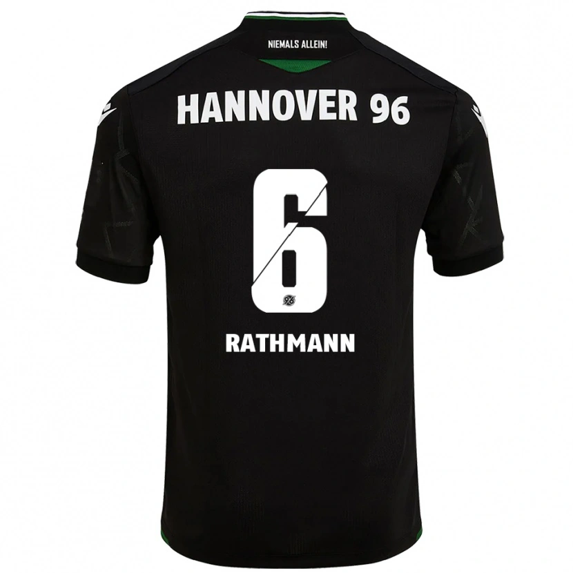 Danxen Herren Lena Rathmann #6 Schwarz Grün Auswärtstrikot Trikot 2025/26 T-Shirt Österreich