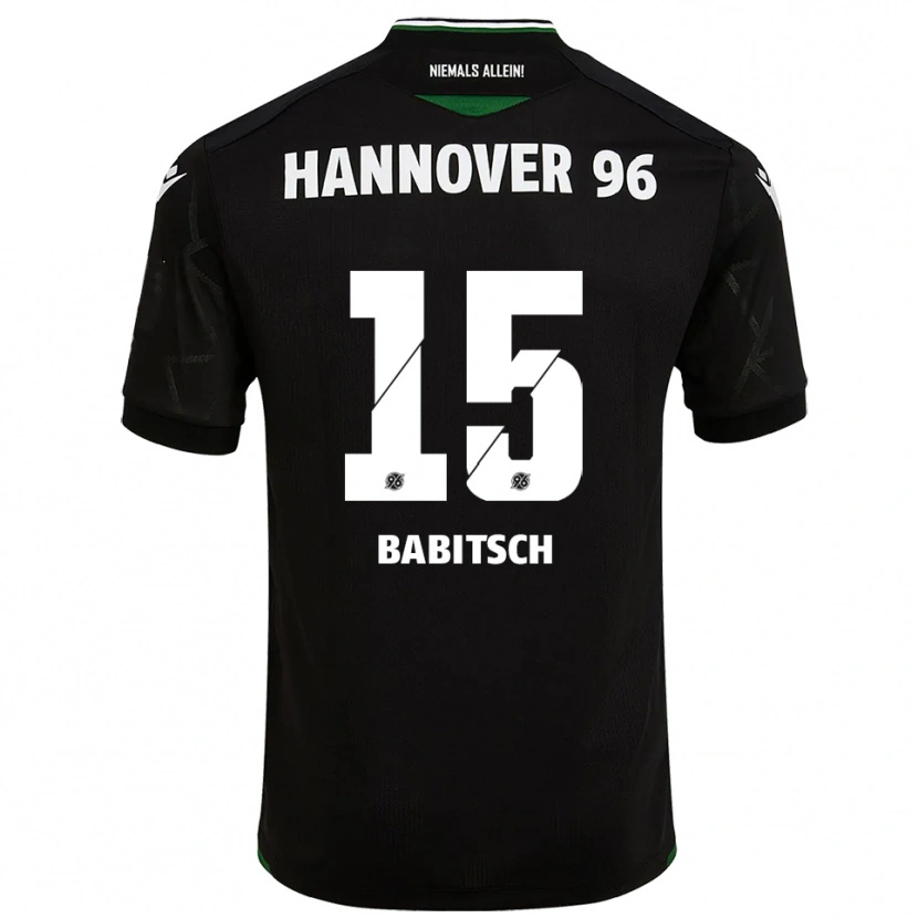 Danxen Herren Alexander Babitsch #15 Schwarz Grün Auswärtstrikot Trikot 2025/26 T-Shirt Österreich