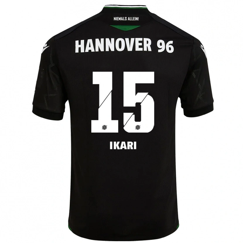 Danxen Herren Asuma Ikari #15 Schwarz Grün Auswärtstrikot Trikot 2025/26 T-Shirt Österreich