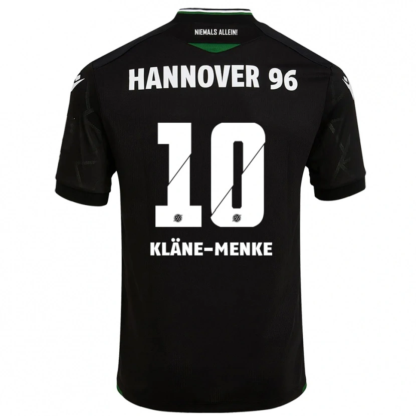 Danxen Herren Pirmin Kläne-Menke #10 Schwarz Grün Auswärtstrikot Trikot 2025/26 T-Shirt Österreich
