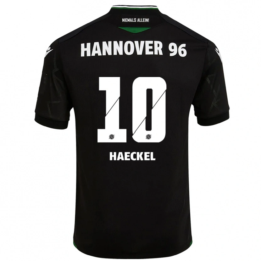 Danxen Herren Franziska Haeckel #10 Schwarz Grün Auswärtstrikot Trikot 2025/26 T-Shirt Österreich