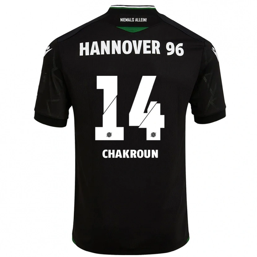 Danxen Herren Husseyn Chakroun #14 Schwarz Grün Auswärtstrikot Trikot 2025/26 T-Shirt Österreich
