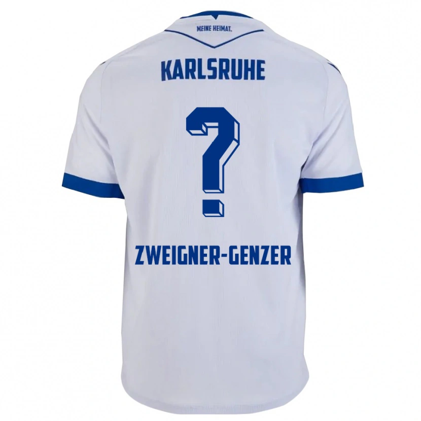 Danxen Herren Melissa Zweigner-Genzer #0 Weiß Blau Auswärtstrikot Trikot 2025/26 T-Shirt Österreich