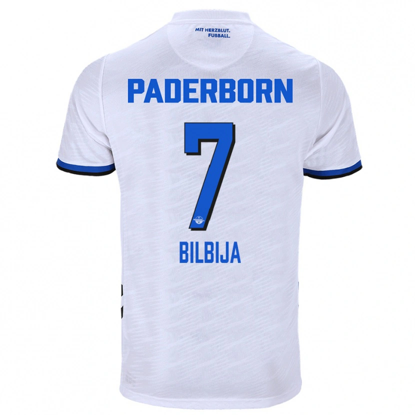 Danxen Herren Filip Bilbija #7 Weiß Blau Auswärtstrikot Trikot 2025/26 T-Shirt Österreich