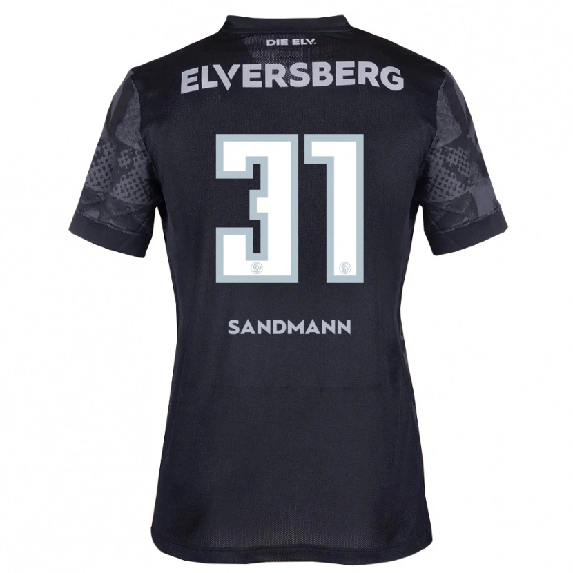 Danxen Herren Amanda Sandmann #31 Schwarz Grau Auswärtstrikot Trikot 2025/26 T-Shirt Österreich