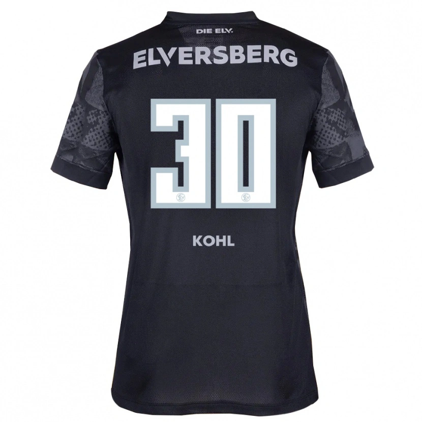 Danxen Herren Florian Kohl #30 Schwarz Grau Auswärtstrikot Trikot 2025/26 T-Shirt Österreich