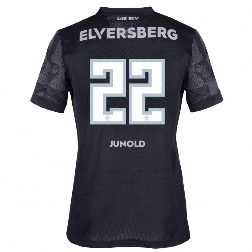 Danxen Herren Emma Junold #22 Schwarz Grau Auswärtstrikot Trikot 2025/26 T-Shirt Österreich