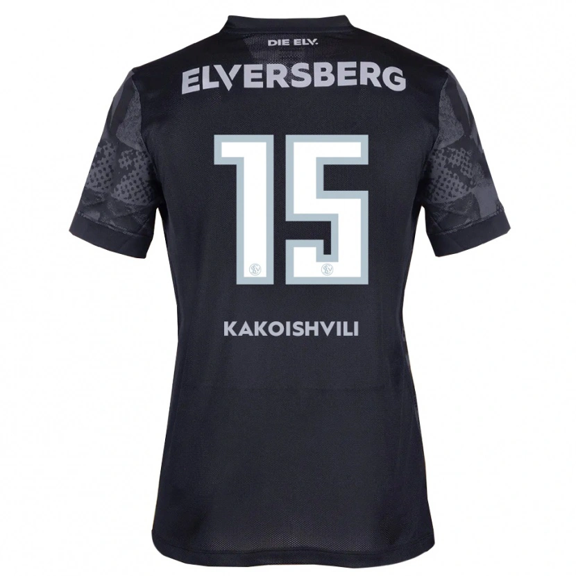 Danxen Herren Dimitri Kakoishvili #15 Schwarz Grau Auswärtstrikot Trikot 2025/26 T-Shirt Österreich