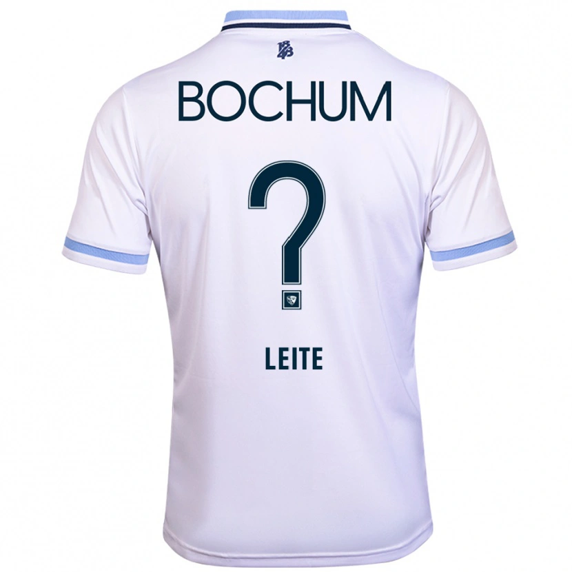 Danxen Herren Ana Leite #0 Weiß Himmelblau Auswärtstrikot Trikot 2025/26 T-Shirt Österreich
