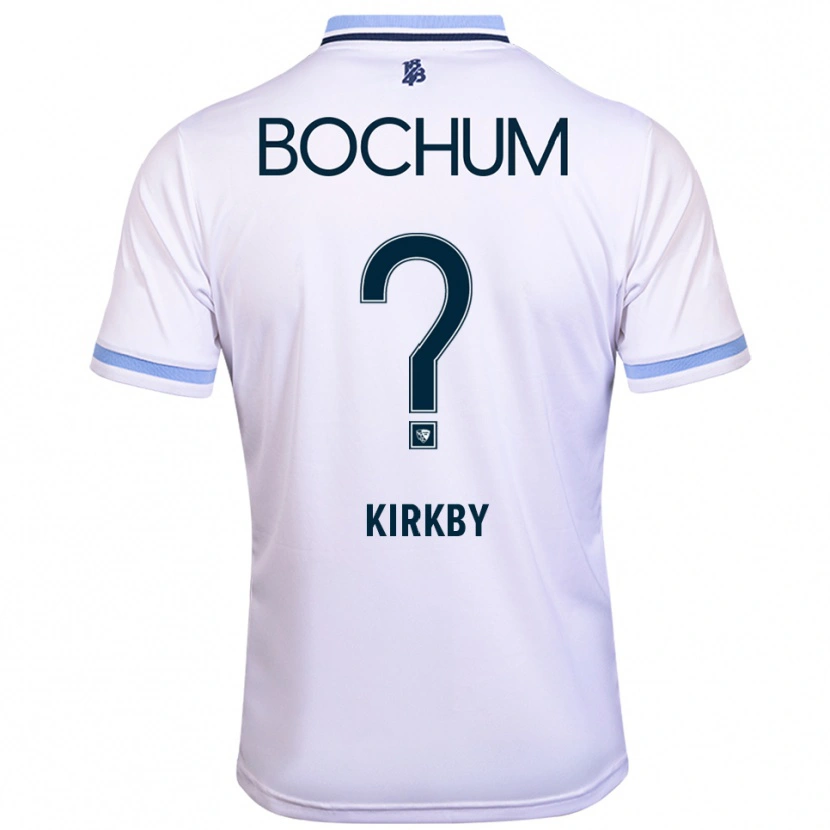 Danxen Herren Lara Kirkby #0 Weiß Himmelblau Auswärtstrikot Trikot 2025/26 T-Shirt Österreich