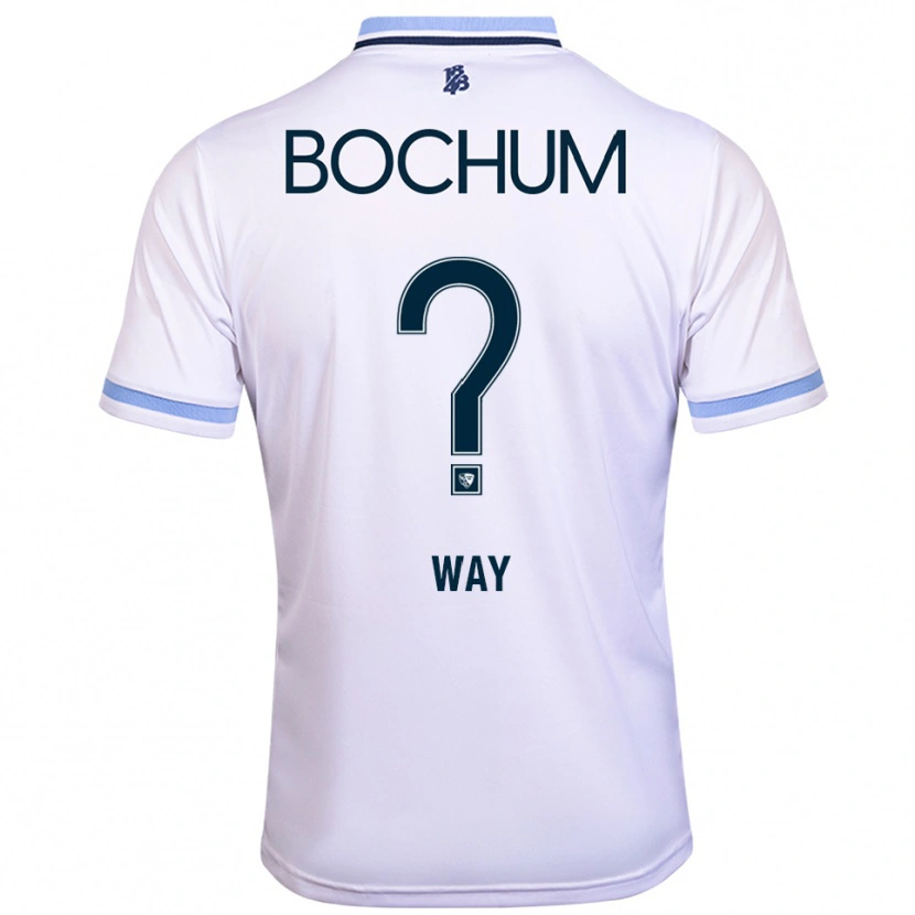 Danxen Herren Cecilia Way #0 Weiß Himmelblau Auswärtstrikot Trikot 2025/26 T-Shirt Österreich